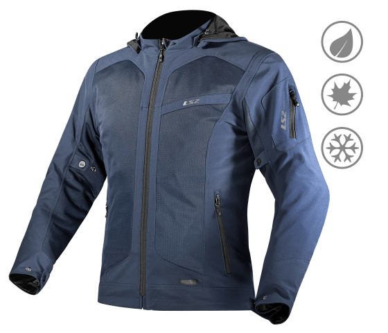 LS2 Bolton Air Dark Blue LADY