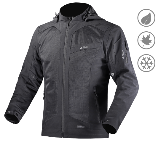 LS2 Bolton Air Black MAN