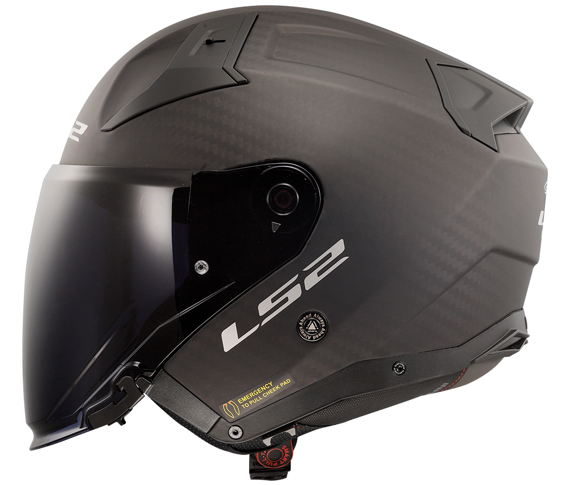 OF603 INFINITY II Carbon SOLID Matt Carbon | LS2 Helmets