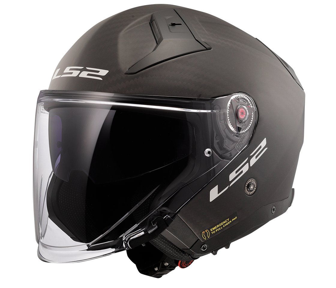 OF603 INFINITY II Carbon SOLID Matt Carbon | LS2 Helmets